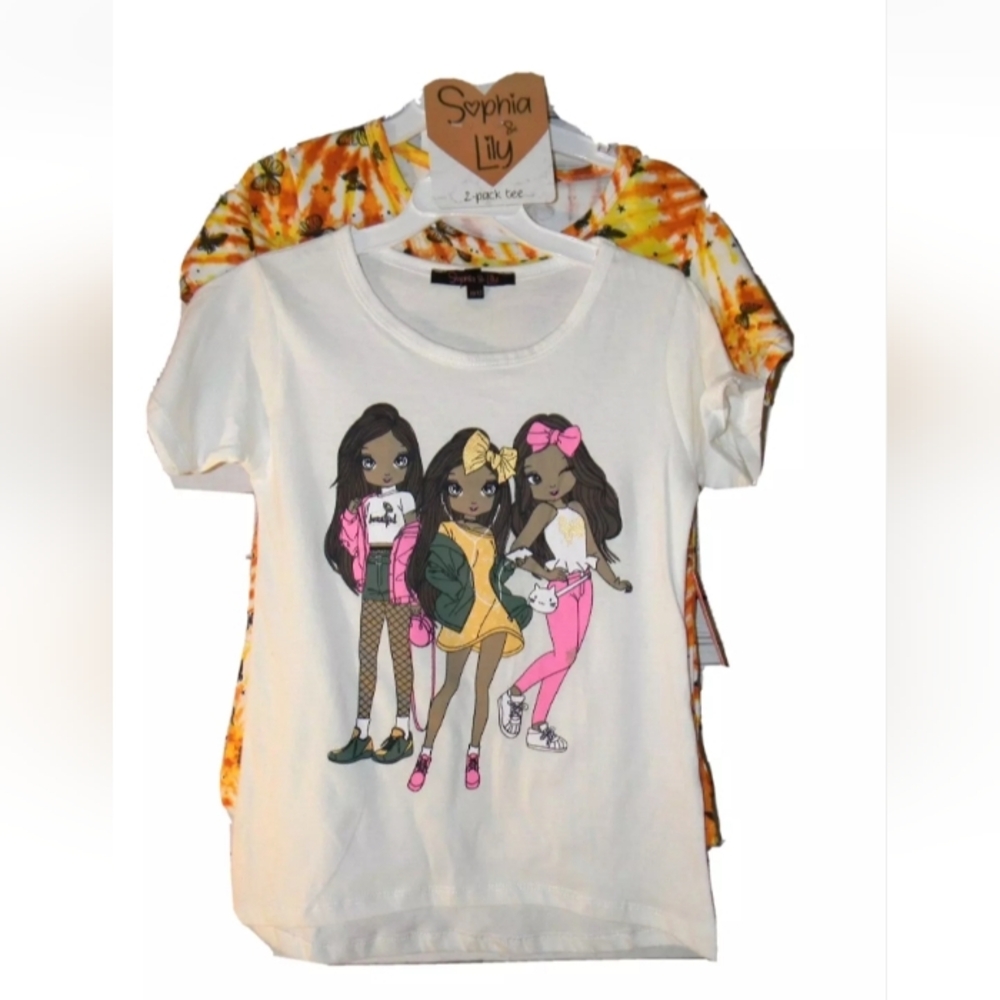 Sophia & Lily 2 Pack Graphic Tee
